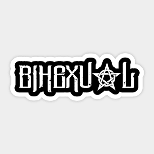 Bihexual - Bisexual and Witchy Sticker